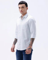 Green Twill Structured ShirtUnited By Hope