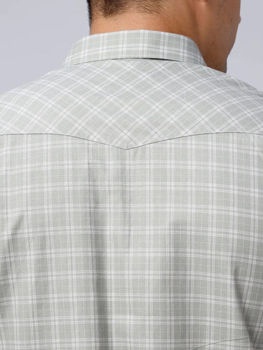 Green and Grey Checks Poplin / Dobby ShirtUnited By Hope