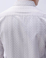 Grey Dobby Stripes ShirtUnited By Hope