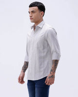 Grey Dobby Stripes ShirtUnited By Hope