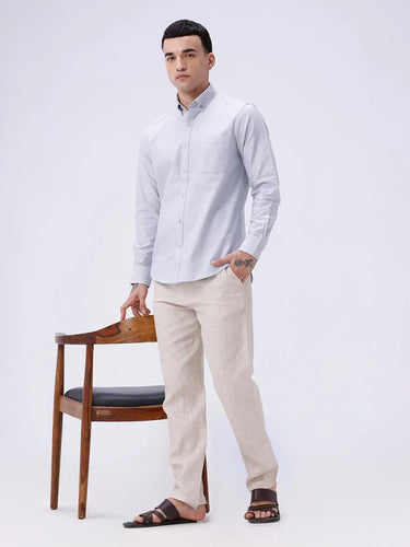 Grey Oxford Plain ShirtUnited By Hope
