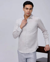 Grey Tencel Plain ShirtUnited By Hope