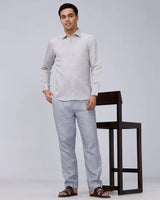 Grey Tencel Plain ShirtUnited By Hope