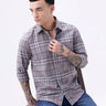 Grey Twill Checks ShirtUnited By Hope