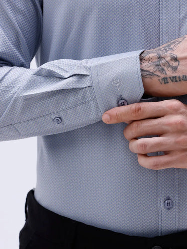 Grey Twill Structured ShirtUnited By Hope