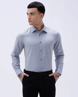Grey Twill Structured ShirtUnited By Hope