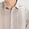 Indian Tan Striped ShirtUnited By Hope