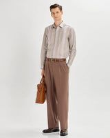 Indian Tan Striped ShirtUnited By Hope