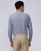 Light Grey Cotton Tencel Plain ShirtUnited By Hope