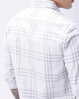 Light Grey Twill Checks ShirtUnited By Hope