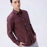 Maroon Full Sleeve Linen ShirtUnited By Hope