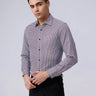 Maroon and Black Structured Dobby ShirtUnited By Hope