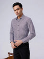 Maroon and Black Structured Dobby ShirtUnited By Hope