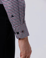 Maroon and Black Structured Dobby ShirtUnited By Hope