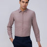 Mauve Cotton Tencel Plain ShirtUnited By Hope