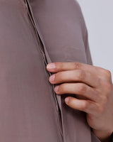 Mauve Cotton Tencel Plain ShirtUnited By Hope