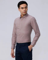 Mauve Cotton Tencel Plain ShirtUnited By Hope