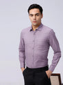 Mauve Dobby Checks ShirtUnited By Hope