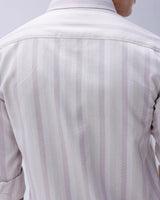 Mauve Striped Twill ShirtUnited By Hope