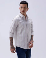 Mauve Striped Twill ShirtUnited By Hope