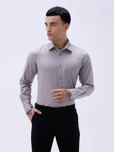 Mauve Twill Structured ShirtUnited By Hope