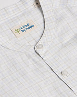Nimbus Cloud Linen Checks ShirtUnited By Hope
