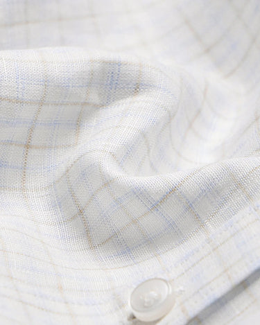 Nimbus Cloud Linen Checks ShirtUnited By Hope