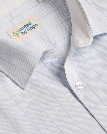 Pastel Blue Stripes ShirtUnited By Hope