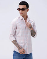Pink and Grey Checks Cotton Tencel ShirtUnited By Hope