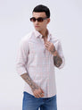 Pink and Grey Checks Cotton Tencel ShirtUnited By Hope