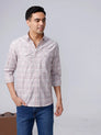 Pink and Grey Checks Twill ShirtUnited By Hope