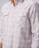 Pink and Grey Checks Twill ShirtUnited By Hope