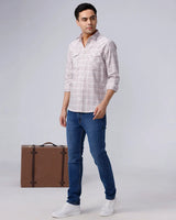 Pink and Grey Checks Twill ShirtUnited By Hope