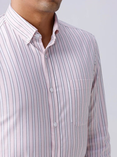 Pink and White Stripes Oxford ShirtUnited By Hope