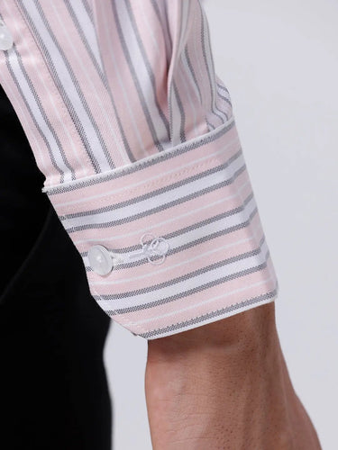 Pink and White Stripes Oxford ShirtUnited By Hope