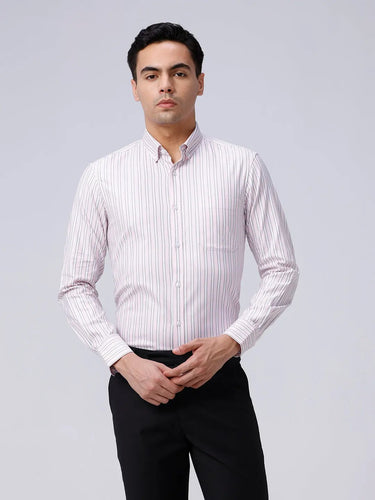 Pink and White Stripes Oxford ShirtUnited By Hope