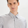Puritan Grey Striped ShirtUnited By Hope