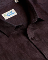 Rustic Brown Linen ShirtUnited By Hope