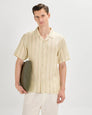 Sandshell Striped Linen ShirtUnited By Hope