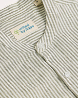 Seagrass Striped Linen ShirtUnited By Hope