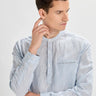 Silver Blue Linen ShirtUnited By Hope