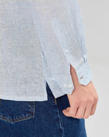 Silver Blue Linen ShirtUnited By Hope