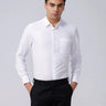White Cotton Tencel Plain ShirtUnited By Hope