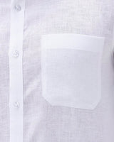 White Full Sleeve Linen ShirtUnited By Hope