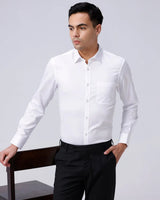 White Poplin Plain ShirtUnited By Hope