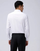 White Poplin Plain ShirtUnited By Hope