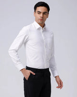 White Satin Structured ShirtUnited By Hope
