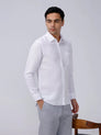White Tencel Plain ShirtUnited By Hope