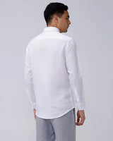 White Tencel Plain ShirtUnited By Hope