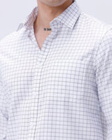 White Twill Checks ShirtUnited By Hope